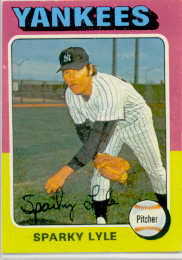 1975 Topps Baseball Cards      485     Sparky Lyle